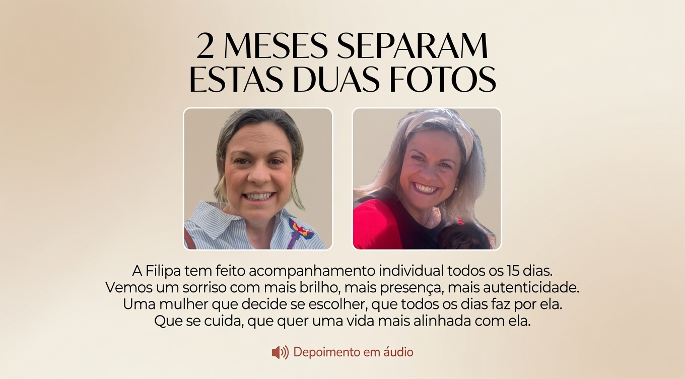 Depoimento Filipa - 2 Meses Separam Estas Duas Fotos